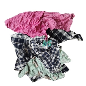 100% Cotton Blend Knit Wipes Low Lint Industrial Cleaning Rags Big Box for Effective <b>Textile</b> <b>Waste</b> Cleaning - Product Image 1