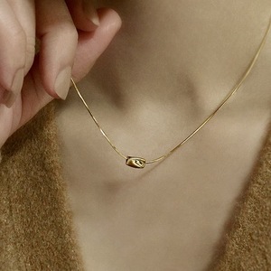 Collar de Plata de Ley S925 con Diseño de Azúcar, Color Verde Menta, Estilo Nicho Femenino, Cadena para Clavícula, Collares en Capas de Moda - Product Image 5