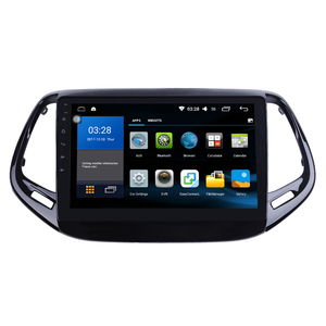 Xe đài phát thanh cho Jeep la bàn 2017 2018 2DIN Android Octa Core <span class=keywords><strong>Car</strong></span> Stereo DVD GPS navigation Máy nghe nhạc đa phương tiện Android Auto Carplay - Product Image 3