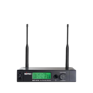 MIPRO Compact Single Channel True Diversity Receiver With Backlit LCD UHF <b>Wireless</b> And Long Range Analog Reception - Product Image 1
