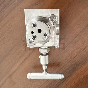 Vanne d'échantillonnage de liquide en acier inoxydable 316L à passage direct pour gaz de pétrole liquéfié, pression moyenne, OEM disponible - Product Image 1