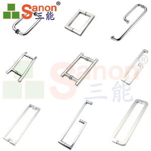 SANON浴室配件不锈钢201 304淋浴滑动玻璃门把手配件 - Product Image 4