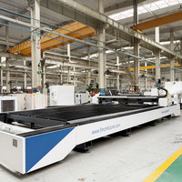 Machine de découpe laser à fibre CNC FINCM à cadre en acier FP-6030HT 20kw 30kw 40kw 60kw Table 6m pour tôle CS MS