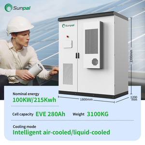 Kit complet de système d'énergie solaire hybride Sunpal 50 kW 100 kW 200 kW 500 kW avec stockage d'énergie pour extérieur - Product Image 2