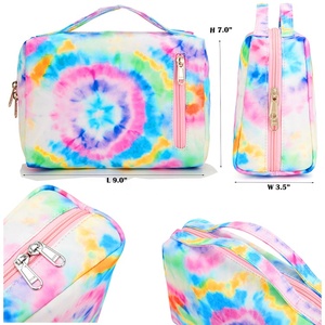 Zaino alla moda Tie-Dye ad alta capacità per ragazze che viaggiano ogni giorno per lavoro occasionale uso universitario-per la conservazione degli accessori per il trucco - Product Image 3