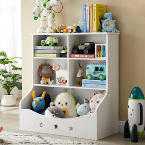 Salle de jeux en bois nouvelle pépinière pour enfants étagère et étagères de <span class=keywords><strong>rangement</strong></span> de jouets organisateur bacs boîte armoire pour enfants jouets - Product Image 1