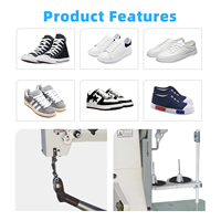 Machine à coudre double fil pour semelles de chaussures, robuste, pour chaussures en toile, baskets décontractées, couture de semelles vulcanisées