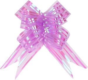 Fiocchi Regalo Iridescenti in Organza Biodegradabile, Ecologici e Durevoli, Fiocchi Decorativi per Hanukkah - Product Image 6