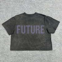 T-shirt Homme 100% Coton Peigné Doux Coupe Boxy Oversize Personnalisée Imprimé DTG Coupe Courte Grammage Lourd 300 g/m² Effet Délavé