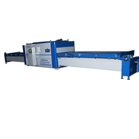 Presse à membrane sous vide entièrement automatique pour la pose de PVC brillant sur porte en bois MDF, machine de laminage sous vide