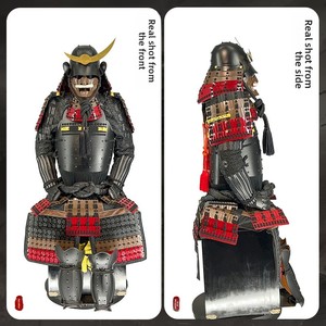 Armadura de Samurái de Metal Altamente Realista, Exhibición de Tienda Japonesa, Accesorios Antiguos de Cine y Televisión para Vestuario Masculino Adulto - Product Image 3