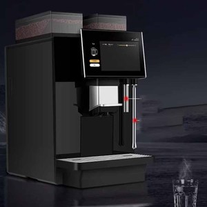 Máquina de Café Automática con 2 Tolvas para Granos, <span class=keywords><strong>Cafetera</strong></span> Comercial para Hotel o Tienda - Product Image 2