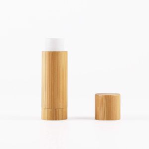Envase de Bambú Ecológico de Alta Gama para Bálsamo Labial, Compostable, Degradable, Reutilizable y Recargable - Product Image 3