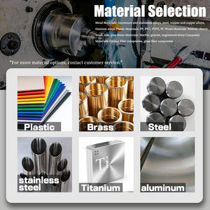 งานกลึงซีเอ็นซีแบบ 3 มิติ ความแม่นยำสูง พร้อมระบบเลือกอัตโนมัติ  ผิวขัดเงาแบบอะโนไดซ์ สำหรับสแตนเลส อลูมิเนียม รถยนต์ บรอนซ์ ทองแดง พร้อมบร็อชชิ่ง - Product Image 2