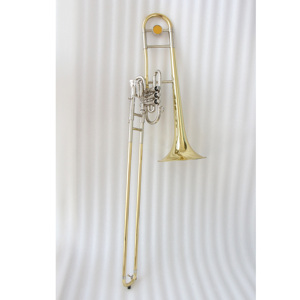 <span class=keywords><strong>Trombone</strong></span> Bb de haute qualité, <span class=keywords><strong>prix</strong></span> d'usine, avec corps en laiton laqué transparent, pistons à glissière en cupronickel - Product Image 1