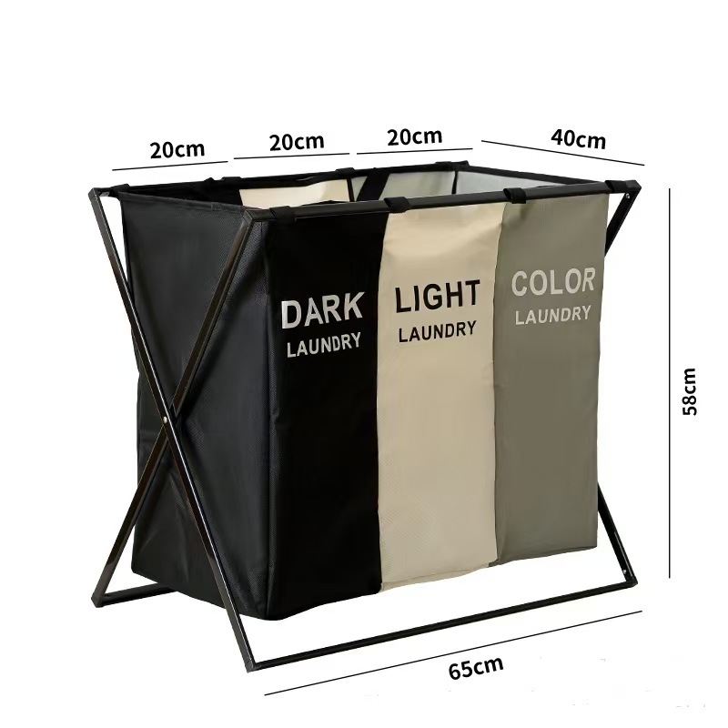 Black rice white-dark gray-three grids iron pipe