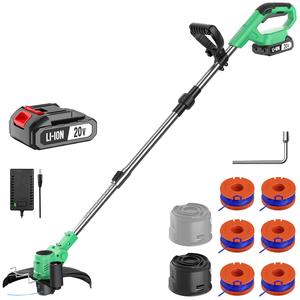 เครื่องตัดหญ้าไร้สาย 20V สำหรับงาน DIY ตัดแต่งสวน คุณภาพดี พร้อมด้ามจับแบบพับได้และยืดหดได้ ใช้พลังงานจากแบตเตอรี่ รุ่น CG-20AP เครื่องตัดหญ้าไร้สาย - Product Image 1