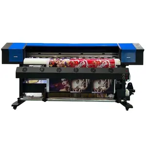 3.2m 10 feet large format eco solvent printer with single Epson XP600 print head for Vinyl ad cloth outdoor printing machine