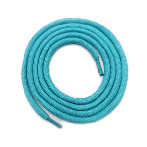 Cuerda con cordón plano de moda personalizada ecológica, punta de extremo de goma de poliéster para pantalones cortos con capucha, zapatos con acabado recubierto, novedad - Product Image 2