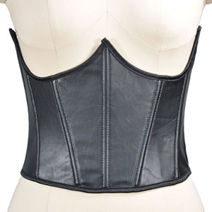 Charming PU Leather Waist Cincher with 13 Bones for Hourglass Shaping - Product Image 1