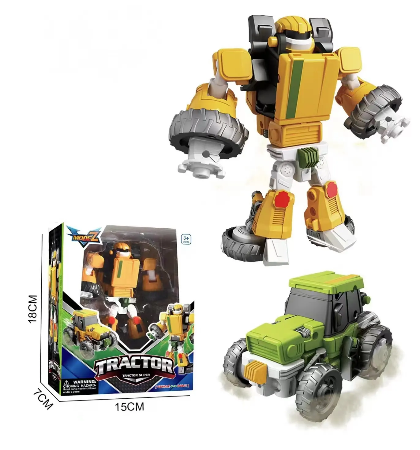 2023 Opgewaardeerde Auto Robot Speelgoed Tank Kleine Vorm-Shifting Robot Mini Action Figure A Verjaardagscadeau Kinderen 5 Jaar En Ouder