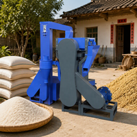 Machine de décorticage de riz à alimentation automatique, élimination des pierres et du sable, production de riz en une seule opération, fournie directement par l'usine