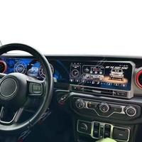 Dijital küme sanal kokpit araba multimedya oynatıcı için Jeep Wrangler J-MAX JL Jeep Wrangler 4xE Wrangler Rubicon 4xe