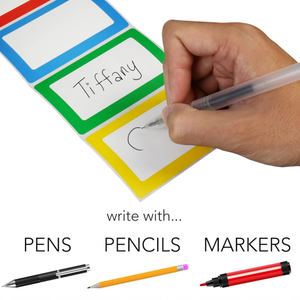 Etiquetas Adesivas de Nome em Rolo com Linha Perfurada para Escritório, Reuniões, Escola e Casa - Product Image 6