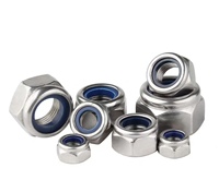 Écrou autobloquant en nylon plaqué zinc classe 8.8, durable pour une fixation sécurisée