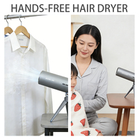 Sèche-cheveux pliable mains libres 1200W, durable et éco-responsable, pour la maison et les voyages