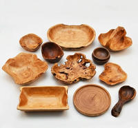 Plateau de service en bois rustique de haute qualité, plateau en bois pour servir les aliments, plateau en bois écologique pour centre de table