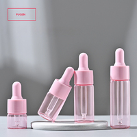 Macaron-Flacon compte-gouttes en verre coloré 5ml & 10ml Essence claire pour nettoyant pour le visage Mascara gouttes pour les yeux utilisation de perruque