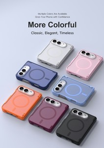 เคสโทรศัพท์แบบแม่เหล็กพับได้สำหรับป้องกันรอยนิ้วมือและกันกระแทก ฝาครอบปุ่มโลหะด้านหลังบาง 2.8 มม. - Product Image 6