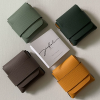 Pochette de voyage pour bijoux, organiseur en similicuir, étui porte-préservatifs, petite pochette porte-monnaie, portefeuille minimaliste, étui pour cartes, rangement de bijoux