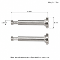Pernos de montaje de absorción de impactos de aleación de titanio ARA713032 para piezas de coche RC ARA7617V2 1/7