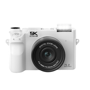กล้องดิจิตอล 5K Ultra HD ความละเอียด 75.0 ล้านพิกเซล พร้อมเลนส์ซูมดิจิตอล ฟังก์ชั่นมาโคร สำหรับใช้ในบ้าน - Product Image 1