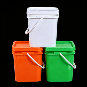 Cubo Cuadrado de PP con Logotipo Personalizado, con Tapa y Asa, para Cebo de Pesca - Product Image 2