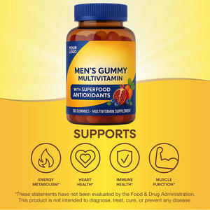 ויטמינים לגברים בטעם פירות - ללא חלב, ללא גלוטן, צמחוני -  נמכר במהירות - Product Image 2