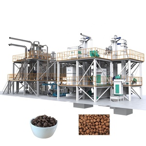 Machine automatique de traitement des aliments pour animaux de compagnie, ligne de production de croquettes pour chiens et chats, équipement de fabrication d'aliments secs, extrudeuse d'usine - Product Image 1
