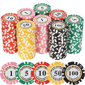 Jetons de poker en céramique personnalisés 39mm-55mm avec logo personnalisé pour les jeux du casino de Monte <span class=keywords><strong>Carlo</strong></span> et usage universel - Product Image 3