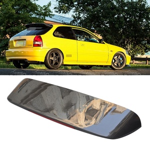 Alerón Trasero de Fibra de Carbono Real Estilo S para Honda Civic EK9 K8 3D SPOON 1996-2000 + Luz LED - Product Image 2