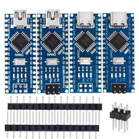 Placa Controladora de Microcontrolador NANO V30 Nano V3.0 ATMEGA328P CH340 2014 con Interfaz Tipo-C