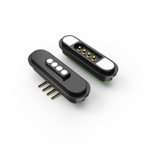 Konektor magnetik <span class=keywords><strong>4</strong></span>-pin dengan tekuk pria dan wanita konektor magnetis arus 5A. - Product Image 1