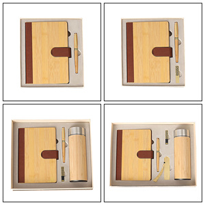 Ensemble Cadeau VIP en Bambou en Gros : Carnet, Stylo, Bouteille – Articles d'Entreprise - Product Image 4
