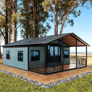 Casa Móvil de Lujo Prefabricada de 20 pies/40 pies, Villa Expandible, Casa Contenedor EPS, 2-4 Dormitorios, Uso Hotelero, Supermercado, Comedor - Product Image 1