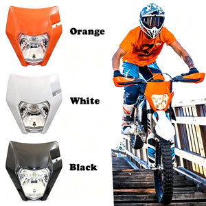Faro Delantero LED Universal de Alta Potencia, Ensamblaje de Lámpara Frontal Enduro para Motocicletas KTM Husqvarna <span class=keywords><strong>125</strong></span> 150 250 300 450 Motocross - Product Image 2