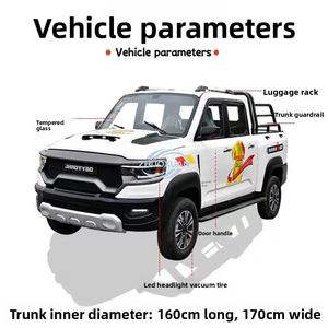 Camioneta Eléctrica de Baja Velocidad de 3500W de Alta Calidad y Bajo Precio, 4 Plazas para Adultos - Product Image 2