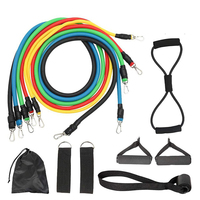 Bandas de Resistencia para Ejercicio Físico, Bandas Elásticas para Entrenamiento de Fuerza, Bandas de Resistencia Ajustables, Tubo de Tonificación