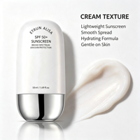ETRUN ALISA Crème solaire quotidienne légère sans parfum, non grasse, protection SPF 50 UVA & UVB à large spectre, pour tous types de peau