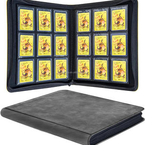 Livre de cartes en cuir PU de vente chaude, album photo, stockage de dossiers, sacs personnalisés 1-9, pages d'activité, plusieurs tailles IPX4 - Product Image 1